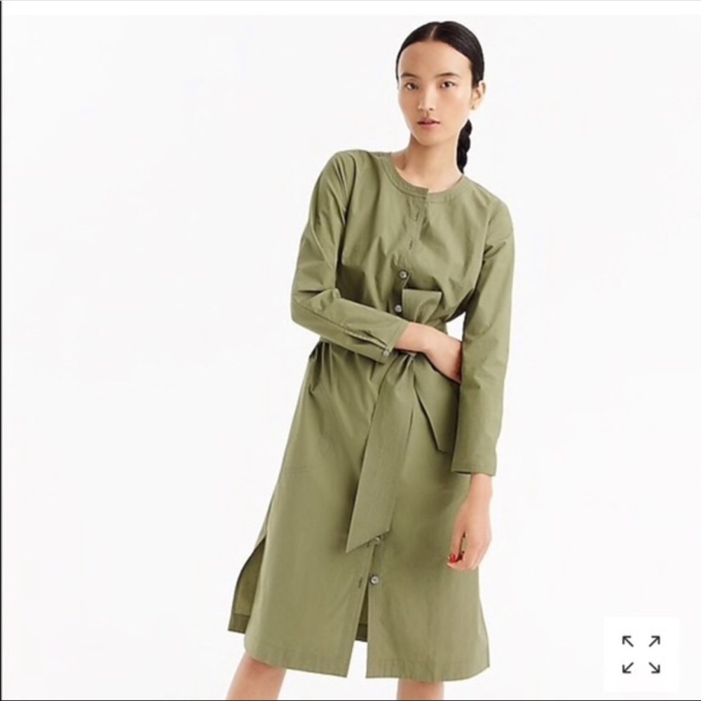 NWT J Crew Midi shirt dress